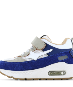 Shoesme wit met blauwe sneaker Jongens | Microfiber leer | Maat 35