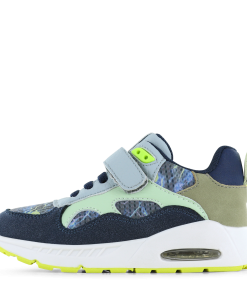 Shoesme blauwe sneaker met lichtjes Jongens | Microfiber leer/Su&egrave;de | Maat 34