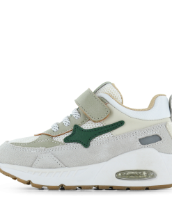 Shoesme groene sneaker Jongens | Mesh/Microfiber leer/Su&egrave;de | Maat 26