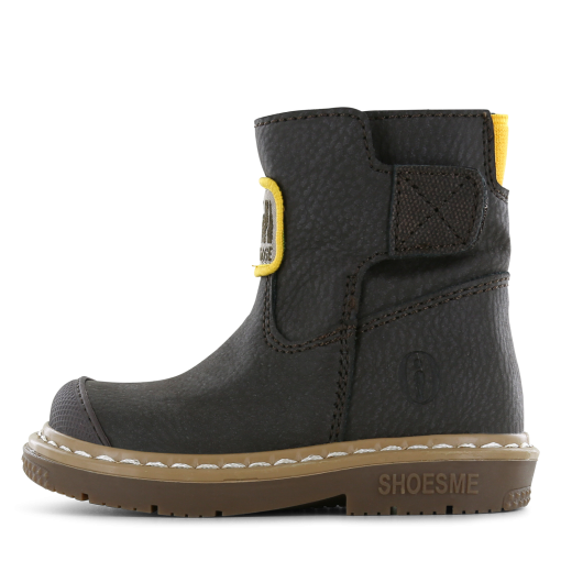 Shoesme donkerbruin laarsje Jongens | Microfiber nubuck | Maat 20