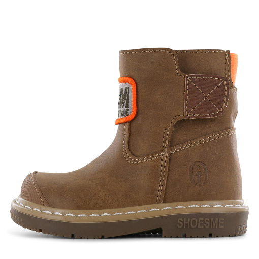 Shoesme cognac laarsje Jongens | Microfiber nubuck | Maat 22