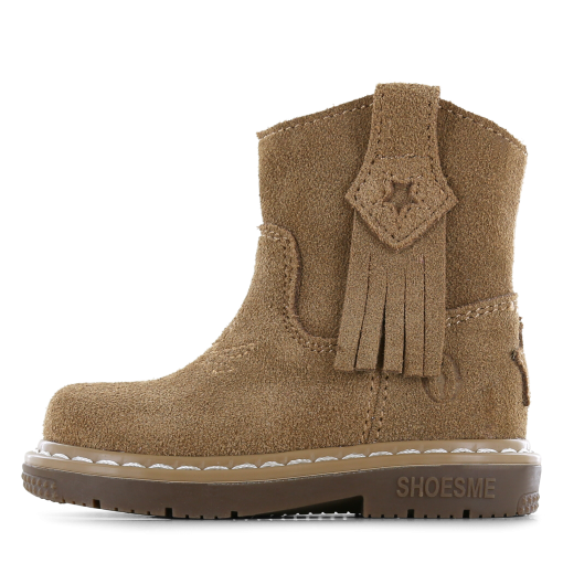 Shoesme cognac laarsje met franjes Meisjes | Su&egrave;de | Maat 20