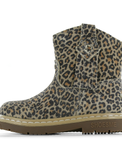 Shoesme panterprint laarsje met franjes Meisjes | Su&egrave;de | Maat 21