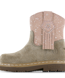 Shoesme roze laarsje met franjes Meisjes | Microleer/Su&egrave;de | Maat 22