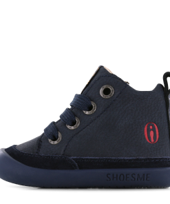 Shoesme donkerblauwe bootie Jongens | Leer/Microleer | Maat 18