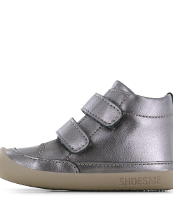 Shoesme metallic-zilveren bootie Meisjes | Metallic/Microleer | Maat 20
