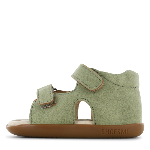 Shoesme groen sandaaltje Jongens | Microfiber nubuck | Maat 20