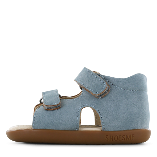 Shoesme lichtblauw sandaaltje  | Microfiber nubuck | Maat 20