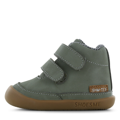 Shoesme Water-Proof groene bootie Jongens | Microfiber leer | Maat 18