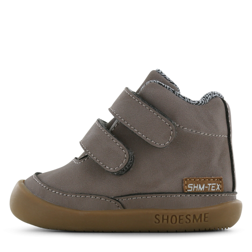 Shoesme Water-Proof grijze bootie Jongens | Microfiber leer | Maat 18