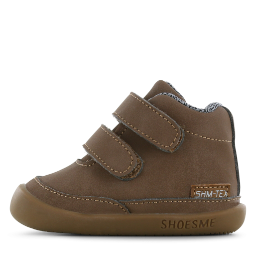 Shoesme Water-Proof bruine bootie Uni | Microfiber leer | Maat 20