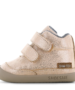 Shoesme Water-Proof ros&eacute; bootie Meisjes | Metallic/Microleer | Maat 18