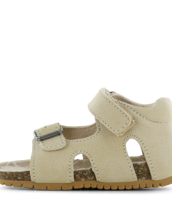 Shoesme beige sandaaltje Uni | Microfiber nubuck | Maat 24