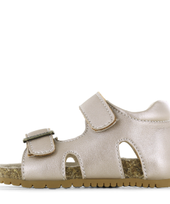 Shoesme metallic gouden sandaaltje Meisjes | Metallic/Microfiber leer | Maat 24