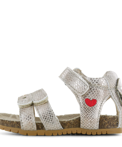 Shoesme metallic gouden sandaal met hartje Meisjes | Metallic/Microfiber leer | Maat 20