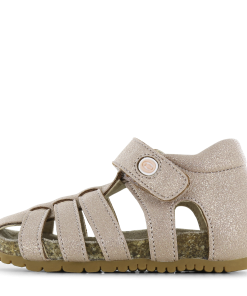 Shoesme shiny beige sandaal Meisjes | Microleer | Maat 20