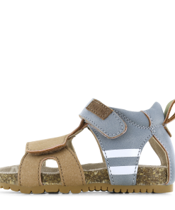 Shoesme beige-blauw sandaaltje Jongens | Microleer | Maat 21