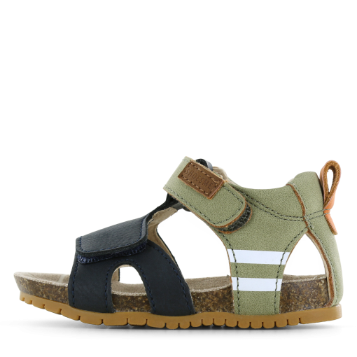 Shoesme donkerblauw-groen sandaaltje Jongens | Microfiber leer | Maat 28