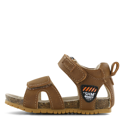 Shoesme bruin sandaaltje Jongens | Microfiber leer | Maat 20