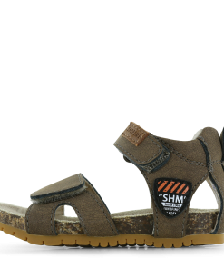 Shoesme donker taupe sandaaltje Jongens | Microfiber leer | Maat 24