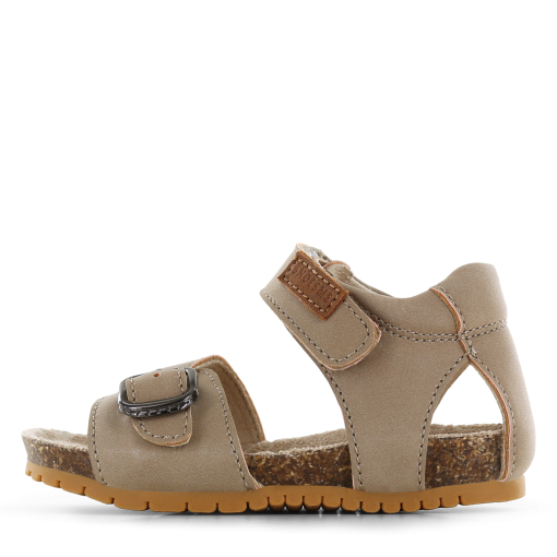 Shoesme taupe sandaal Jongens | Microfiber leer | Maat 28