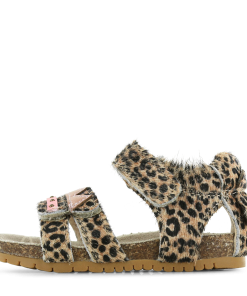Shoesme panterprint sandaal Meisjes | Ponyhair | Maat 20
