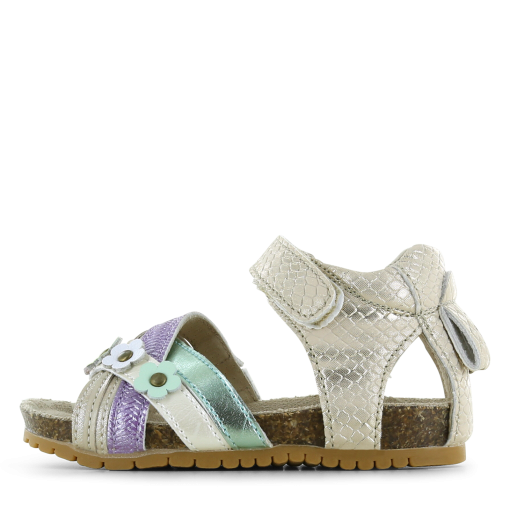 Shoesme metallic gouden sandaal Meisjes | Metallic/Microfiber leer | Maat 20