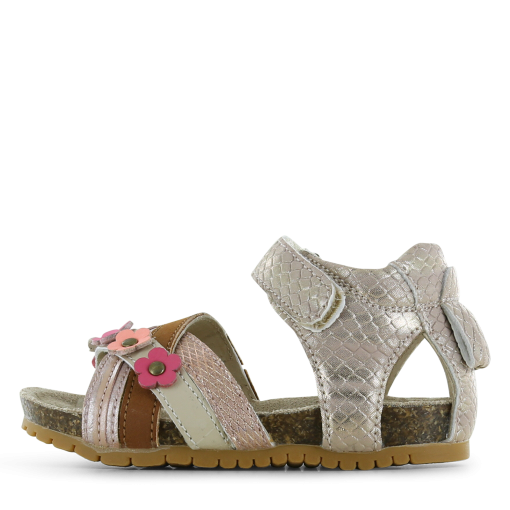 Shoesme metallic roze sandaal Meisjes | Metallic/Microfiber leer | Maat 27