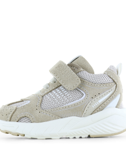 Shoesme beige sneakertje Uni | Mesh/Su&egrave;de | Maat 23