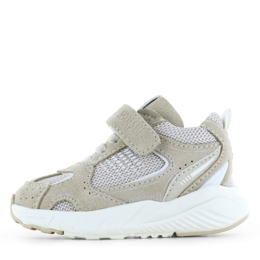 Shoesme beige sneakertje Uni | Mesh/Su&egrave;de | Maat 32