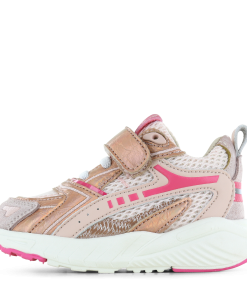 Shoesme ros&eacute; sneakertje Meisjes | Mesh/Microfiber leer/Su&egrave;de | Maat 22