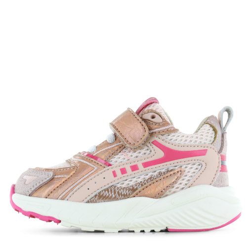 Shoesme ros&eacute; sneakertje Meisjes | Mesh/Microfiber leer/Su&egrave;de | Maat 26