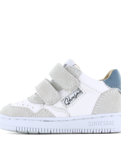 Shoesme wit-blauw sneakertje Jongens | Leer | Maat 20