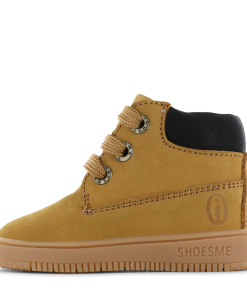 Shoesme okergeel veterbootje Jongens | Nubuck | Maat 22