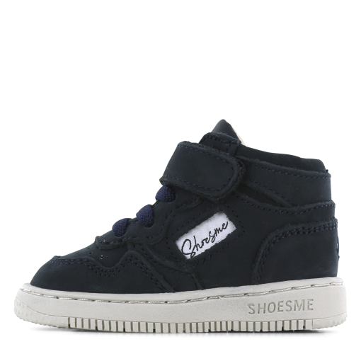 Shoesme donkerblauw basket sneakertje Jongens | Nubuck | Maat 19