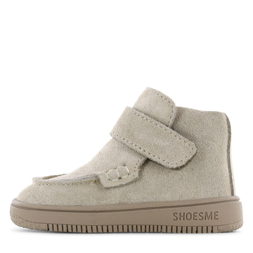 Shoesme taupe sneakertje Uni | Su&egrave;de | Maat 18