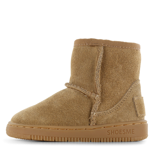 Shoesme cognac bootie met fluffy voering Uni | Lammy | Maat 19