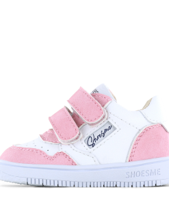 Shoesme wit-roze sneaker Meisjes | Leer | Maat 21