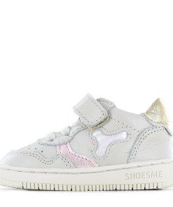 Shoesme shiny beige sneaker Meisjes | Leer | Maat 21