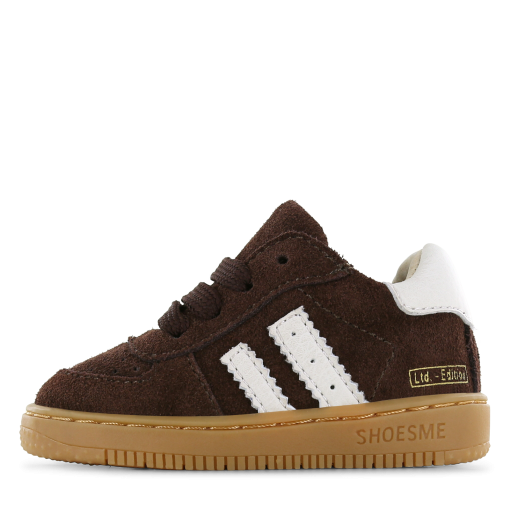 Shoesme bruin su&egrave;de sneakertje Uni | Microfiber leer/Su&egrave;de | Maat 20