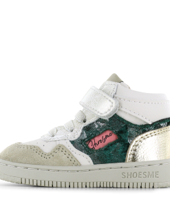 Shoesme wit sneakertje met details Meisjes | Microfiber leer/Su&egrave;de | Maat 20