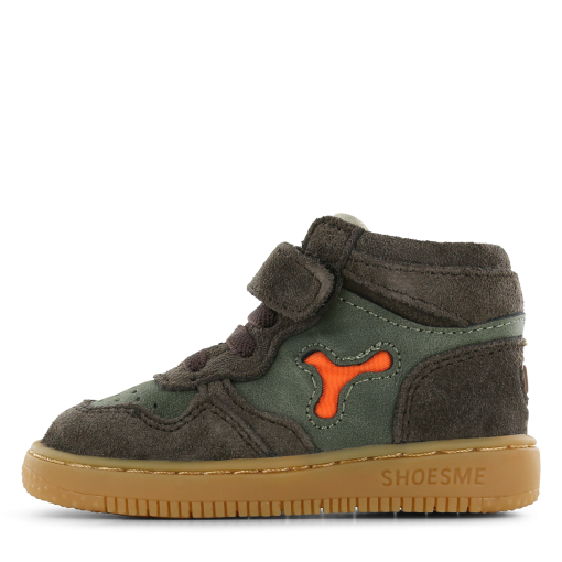 Shoesme donkerbruin sneakertje Jongens | Microfiber nubuck/Su&egrave;de | Maat 19