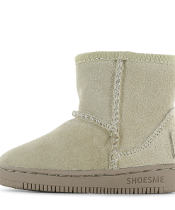 Shoesme beige bootie met fluffy voering Meisjes | Su&egrave;de | Maat 21