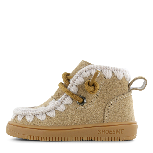 Shoesme cognac schoentje met details Uni | Su&egrave;de | Maat 20