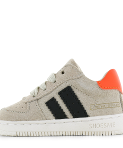 Shoesme beige sneakertje Jongens | Microfiber leer/Su&egrave;de | Maat 21