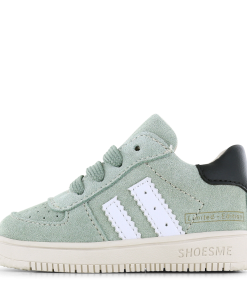 Shoesme lichtgroen sneakertje Jongens | Microfiber leer/Su&egrave;de | Maat 19