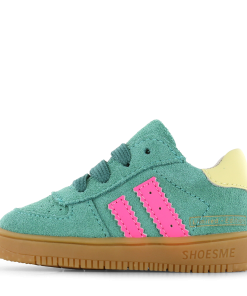 Shoesme groen sneakertje Meisjes | Microfiber leer/Su&egrave;de | Maat 21