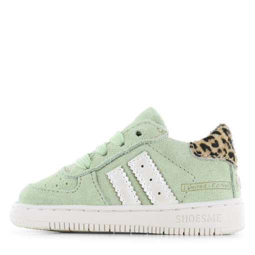 Shoesme groen sneakertje Meisjes | Microfiber leer/Su&egrave;de | Maat 20