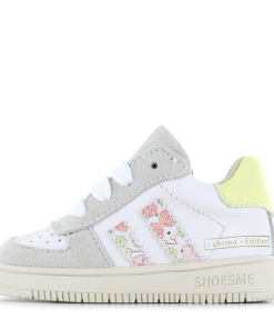 Shoesme wit sneakertje met print Meisjes | Leer/Su&egrave;de | Maat 20
