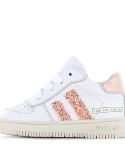 Shoesme wit-roze sneakertje Meisjes | Leer | Maat 21